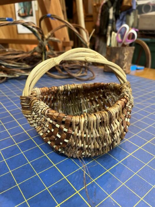 Ribbed Gathering Basket